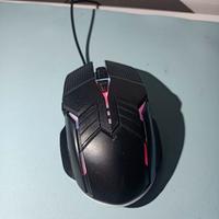 Mouse da gaming con rgb e tasti laterali