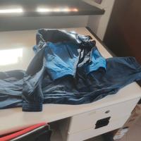 maglioni e tuta invernali stock di dieci tute blu