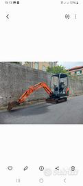 mini escavatore hitachi zx 16 carro fisso