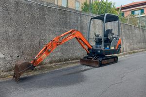 mini escavatore hitachi zx 16 carro fisso