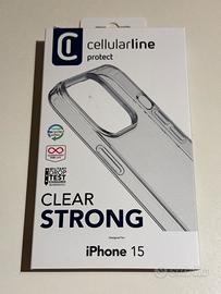 Cover Cellularline clear strong iPhone 15
