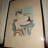 Quadro donna vintage
