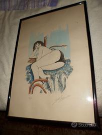 Quadro donna vintage