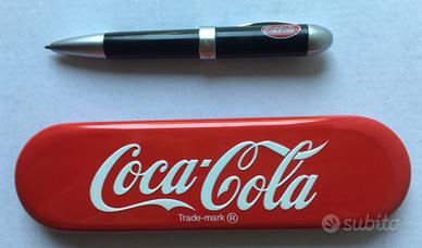 Astuccio metallico porta penna Coca-Cola