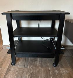 carrello nero Foppa Pedretti