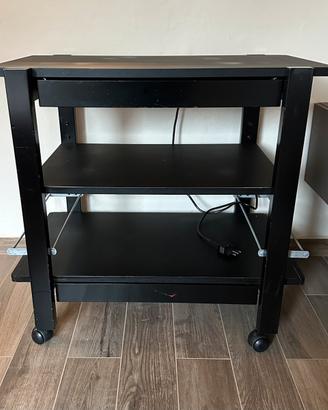carrello nero Foppa Pedretti