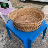 Cesto in vimini artigianato abruzzese