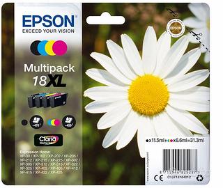 Kit Cartucce Stampante EPSON 18XL Margherita comp.