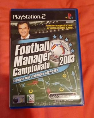 Football manager 2003 per ps2