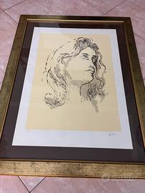 Renato guttuso quadro litografia