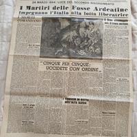 Il Giornale del Mattino - 1 Anno Fosse Ardeatine 