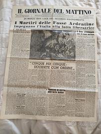 Il Giornale del Mattino - 1 Anno Fosse Ardeatine 