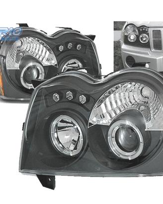FARI OCCHI ANGEL LED JEEP GRAND CHEROKEE 05-08 NER