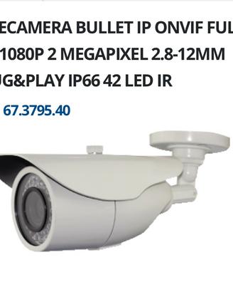 Telecamere GBC IP66 full hd da esterno