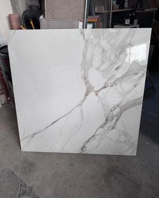 4Piastrelle  Calacatta 120X120 Gres Lappato Marmo