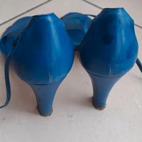 Sandali blu elettrico