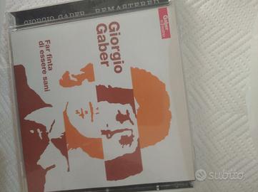 CD doppio Giorgio Gaber "Far finta di essere sani"