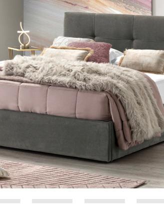Letto nero matrimoniale come nuovo