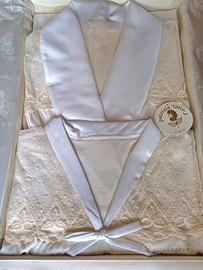 Camicia da notte e Vestaglia 100% Lana Nuove