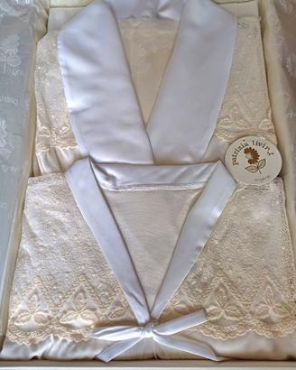 Camicia da notte e Vestaglia 100% Lana Nuove