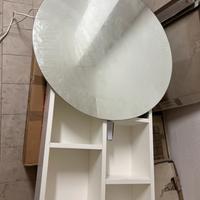 Mensola specchiera bagno