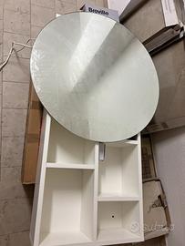 Mensola specchiera bagno