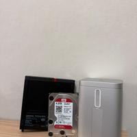 Kit completo - NAS Casalingo 4 TB con case HDD