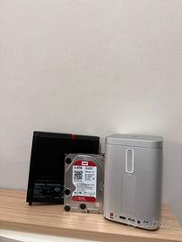 Kit completo - NAS Casalingo 4 TB con case HDD