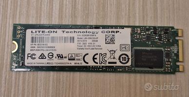 SSD Lite-On da 256GB Solid State Drive M2 SATA 3