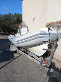 Bwa 550, suzuki 100df, allestito da pesca