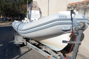 Bwa 550, suzuki 100df, allestito da pesca