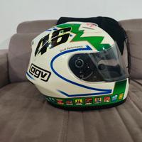Casco Agv Valentino Rossi, replica Mugello 2002