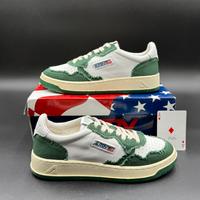 Autry sneakers medalist low  bianche, verdi. 40
