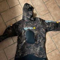 Muta pesca apnea mares camo brown