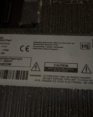 Samsung QLED 55 pollici QE55Q7FNAT