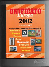 2002/2003 3 CATALOGHI FRANCOBOLLI UNIFICATO EUROPA