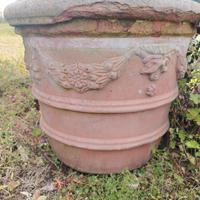 vaso in terracotta da restaurare 