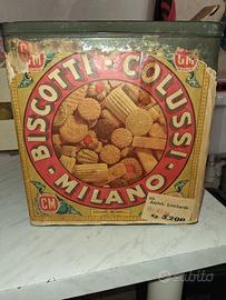 scatola latta colussi vintage