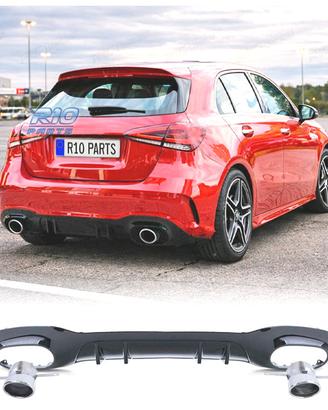 DIFFUSORE MERCEDES CLASSE A W177 18- LOOK A35 AMG 
