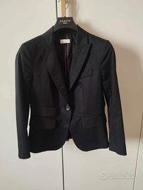 Giacca blazer PINKO nero con fodera viola Tg.M