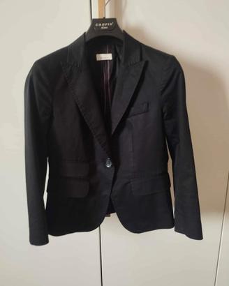 Giacca blazer PINKO nero con fodera viola Tg.M