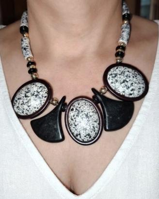 Collana vintage anni '80/'90 stile Memphis