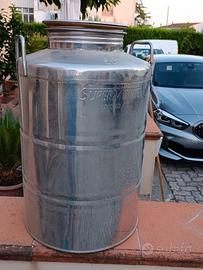 Fusto olio acciaio inox 50 litri supermonte