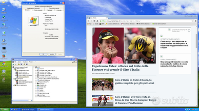 Computer fisso vintage Asus P5RD1-VM con WindowsXP