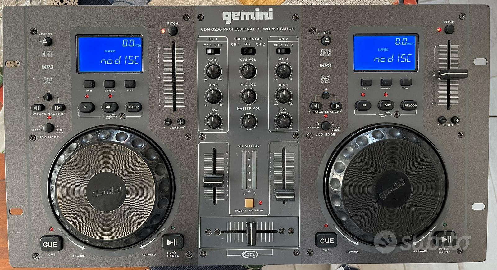 Gemini CDM-3250 PROFESSIONAL DJ - Audio/Video In vendita a