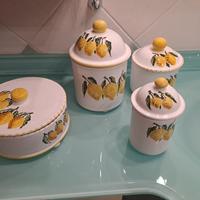 set porta trucco Bagno limoni