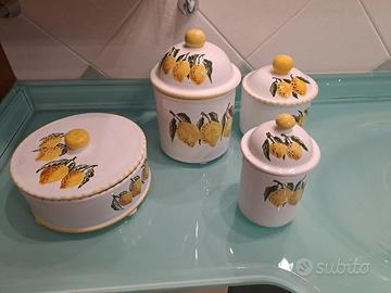 set porta trucco Bagno limoni