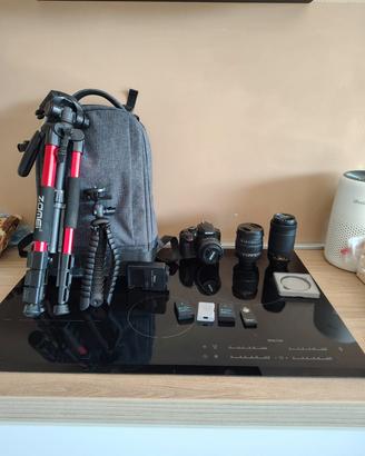 Nikon D3400 – Corredo fotografico completo 