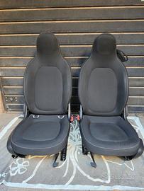 Sedili Smart 453 ForTwo neri tessuto