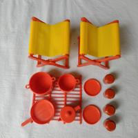 Barbie- Set accessori Campeggio Vintage - IN SALDO